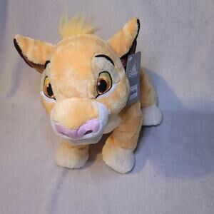 Lion King Simba Cub Plush Medium Stuffed Animal Doll Toy Disney Authentic NWT